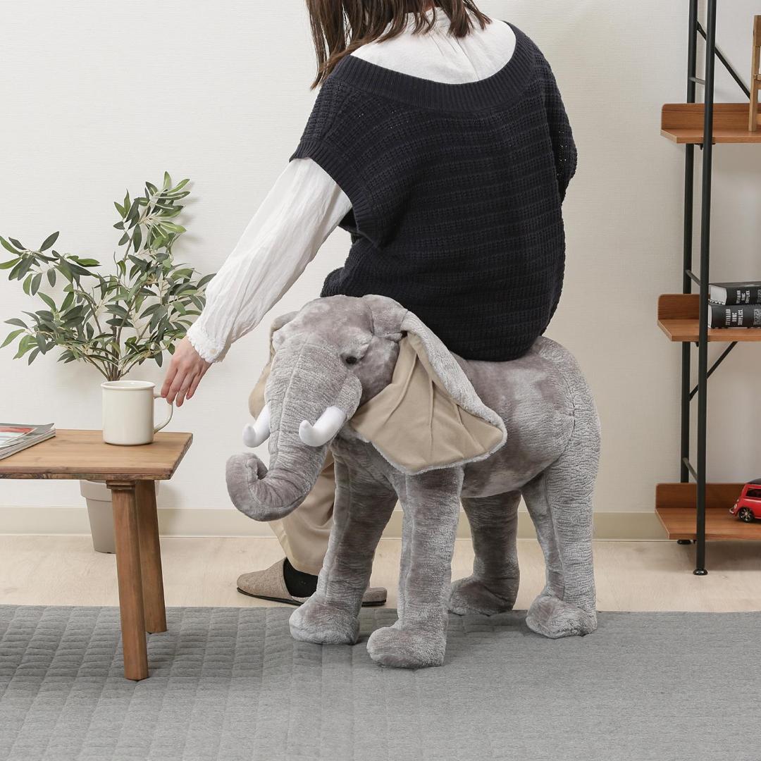 象・スツール・座れるぬいぐるみ