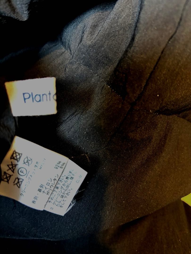 プランテーション ロングダウン　リバーシブルPL83FA002 M 〜L 黒