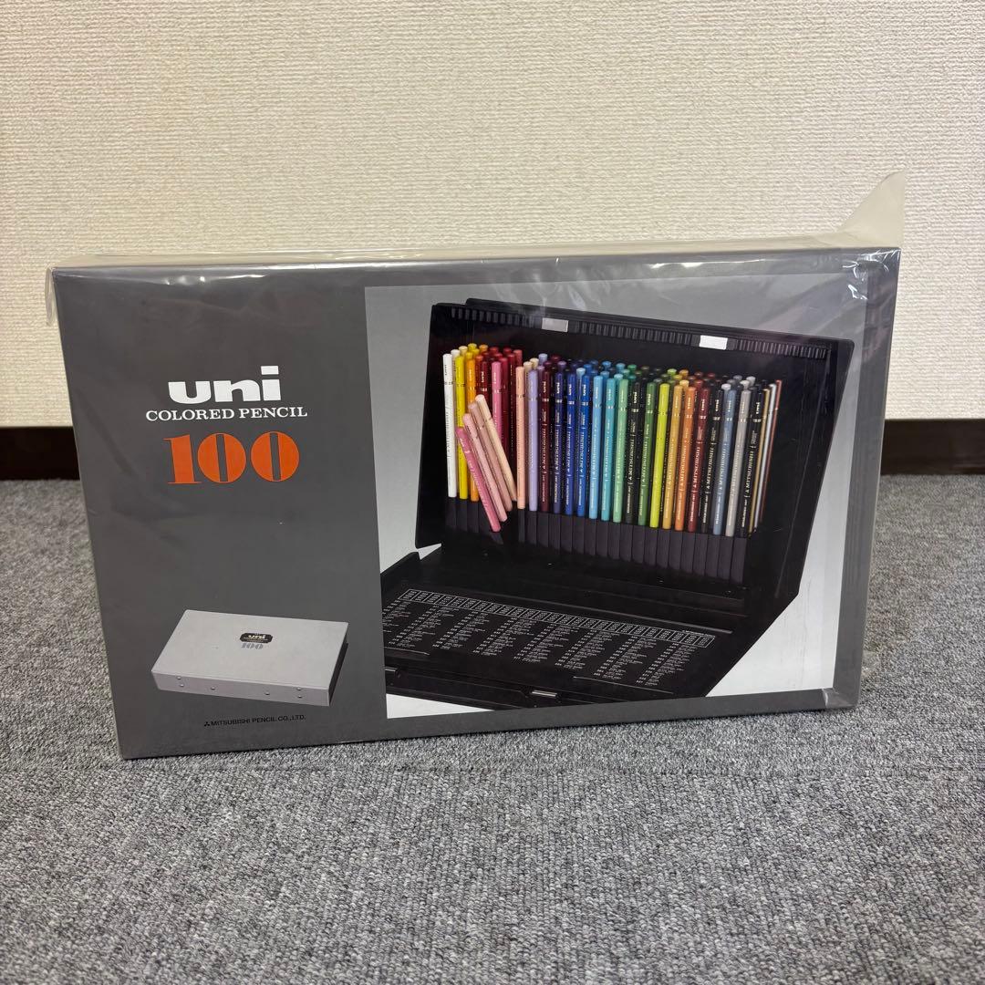 【新品・未使用】三菱鉛筆 色鉛筆uni カラー100色