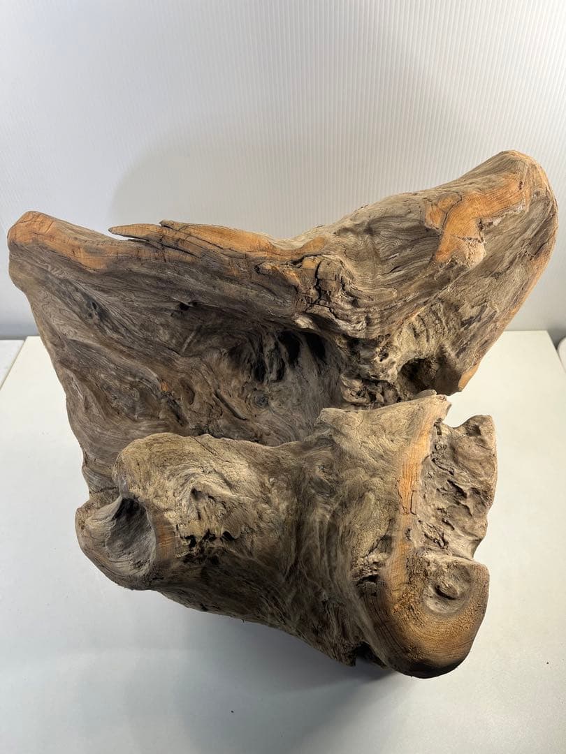 k64大型流木 アク抜き済み 爬虫類シェルター レイアウト用 登り木 インテリア