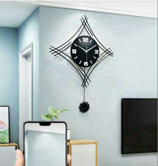 掛け時計 壁掛け時計 壁掛け 北欧 かわいい おしゃれ 電波夜寝室インテリア9