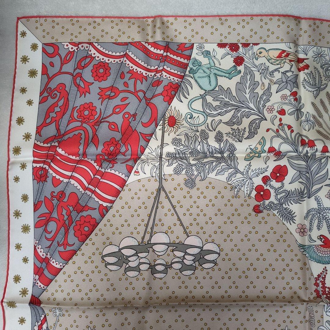 エルメス　カレ90　始まりの歌　オレンジボックスつき