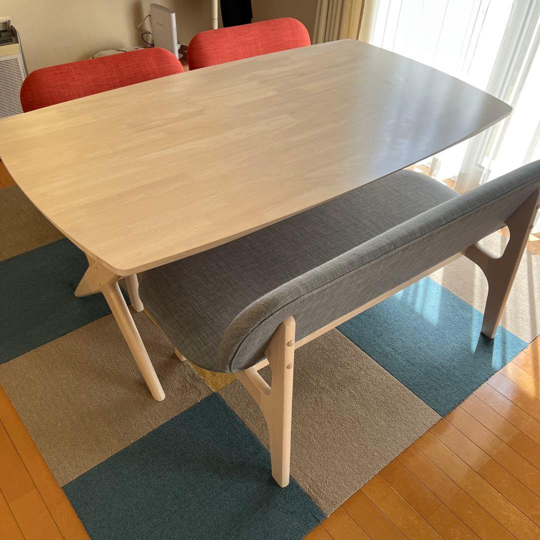 美品　ニトリ　リビングダイニングテーブルセット　引取り限定【埼玉県】 ２年使用
