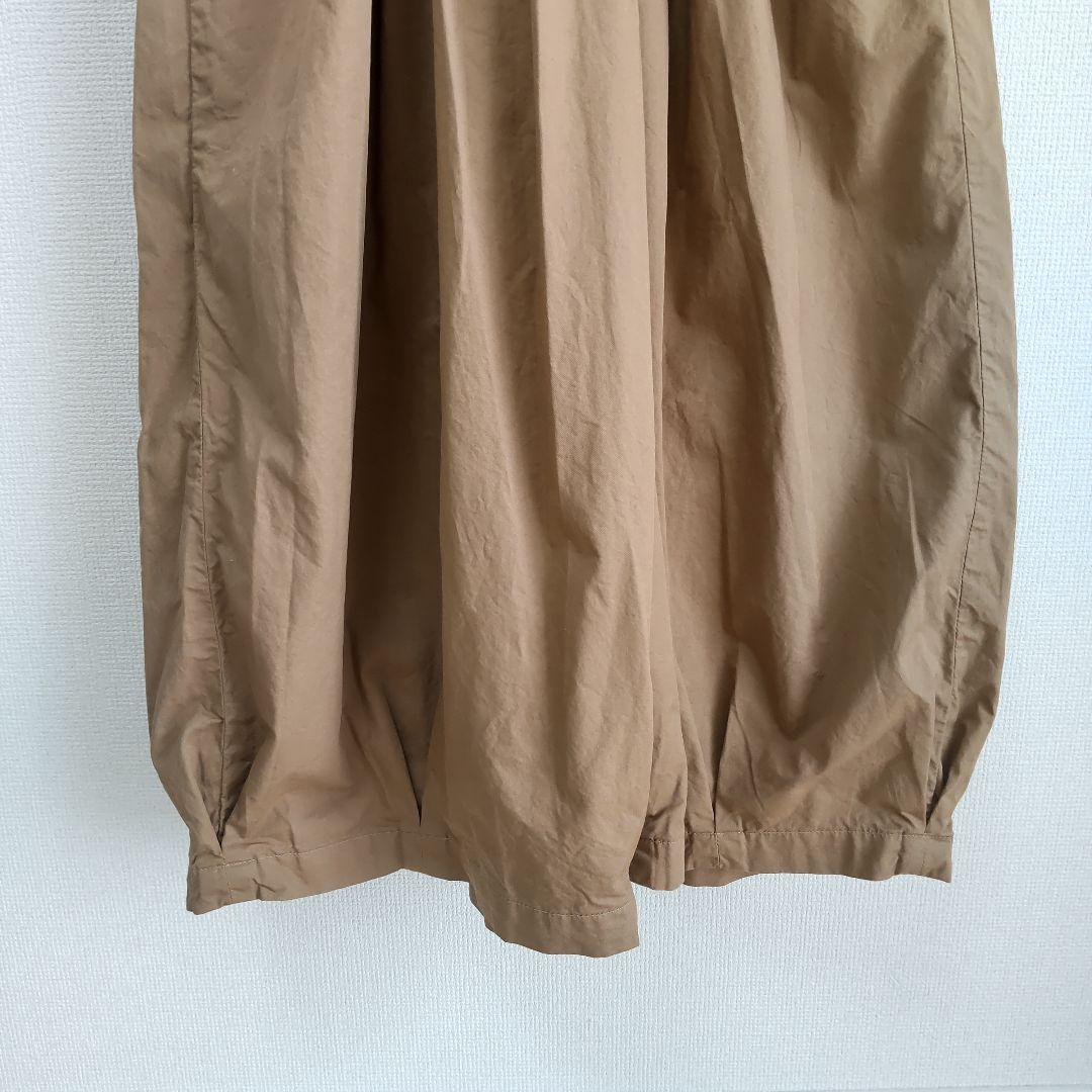 HARVESTY　新品　サーカスエプロン　サロペットキュロット　ベージュ　日本製