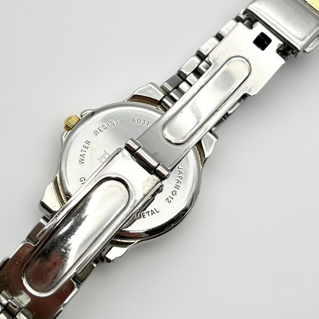 美品 バーバリー ホースロゴ 腕時計 電池交換済 90s ローマ表記 コンビ