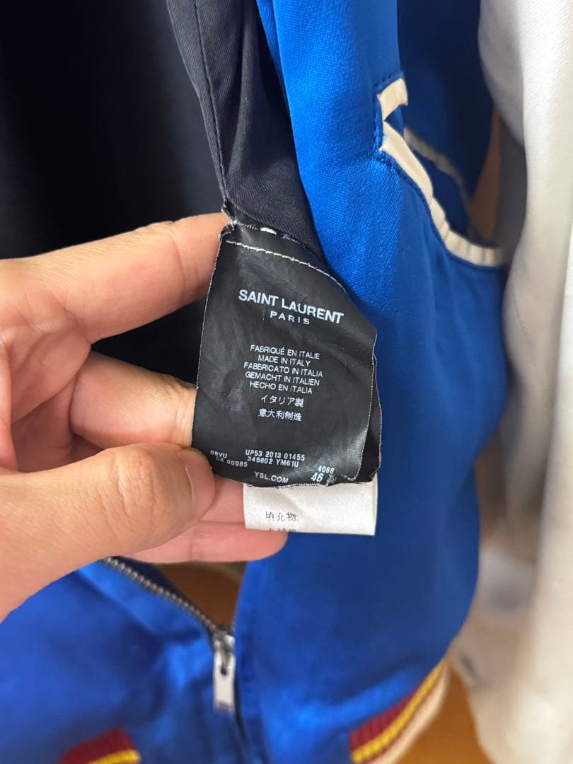 14ss SAINT LAURENT ジャケット スカジャン 46