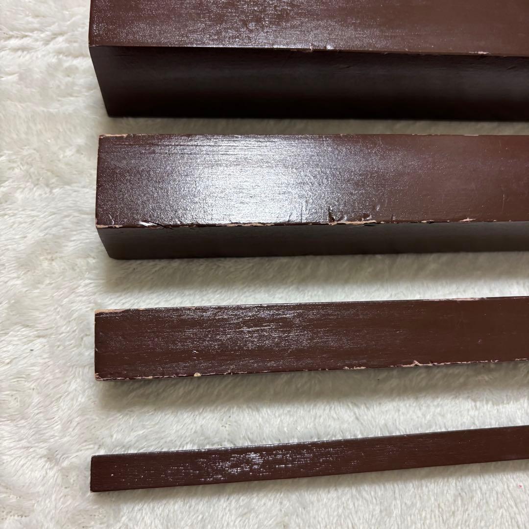 モンテッソーリ ピンクタワー　はめ込み円柱　茶色い階段　感覚教具　まとめ売り