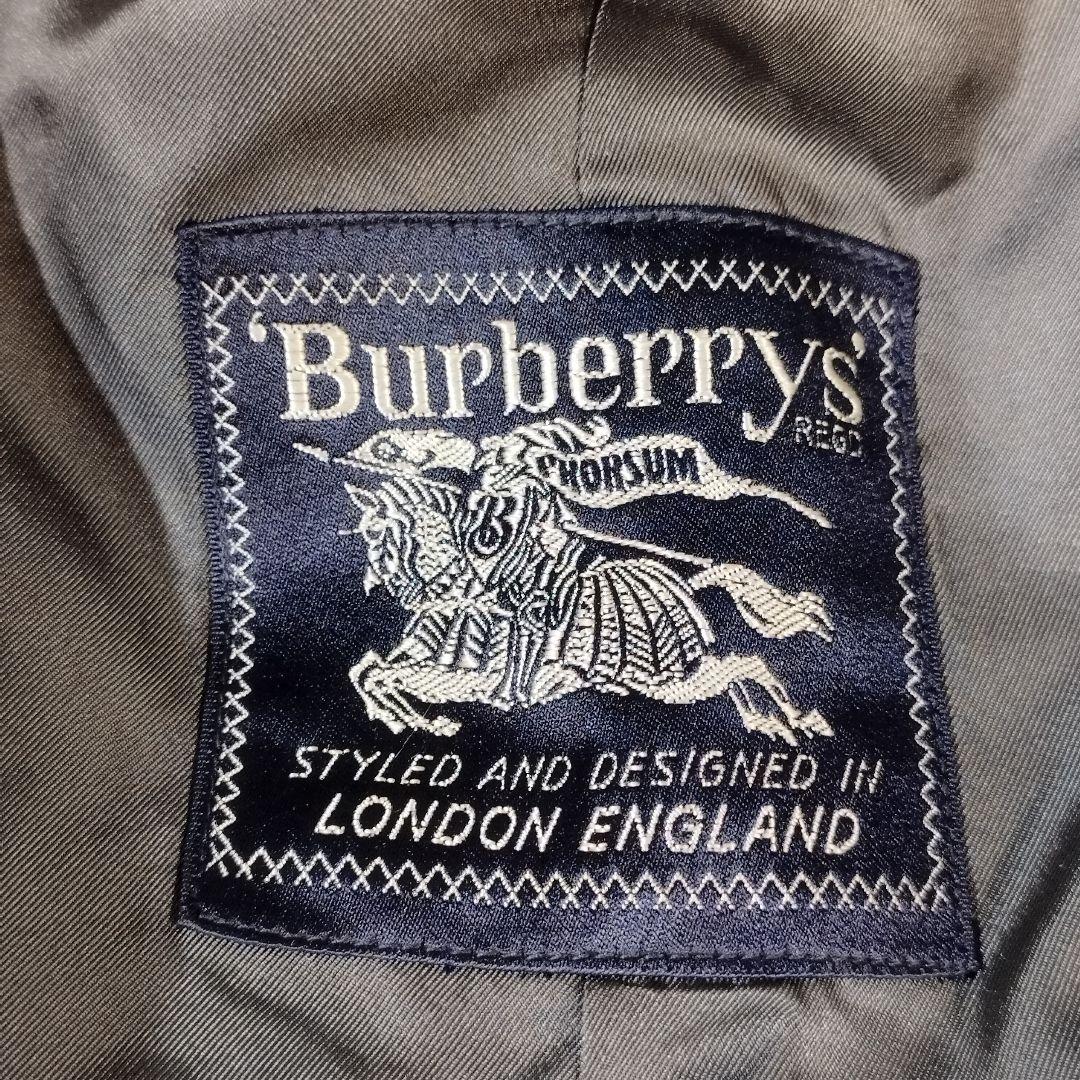 BURBERRY ウールチェック ステンカラー バルマカーンコート ヴィンテージ
