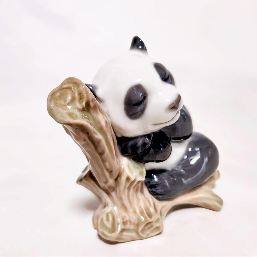 リヤドロ【美品・箱入】フィギュリン《幸運のパンダ》No.8105