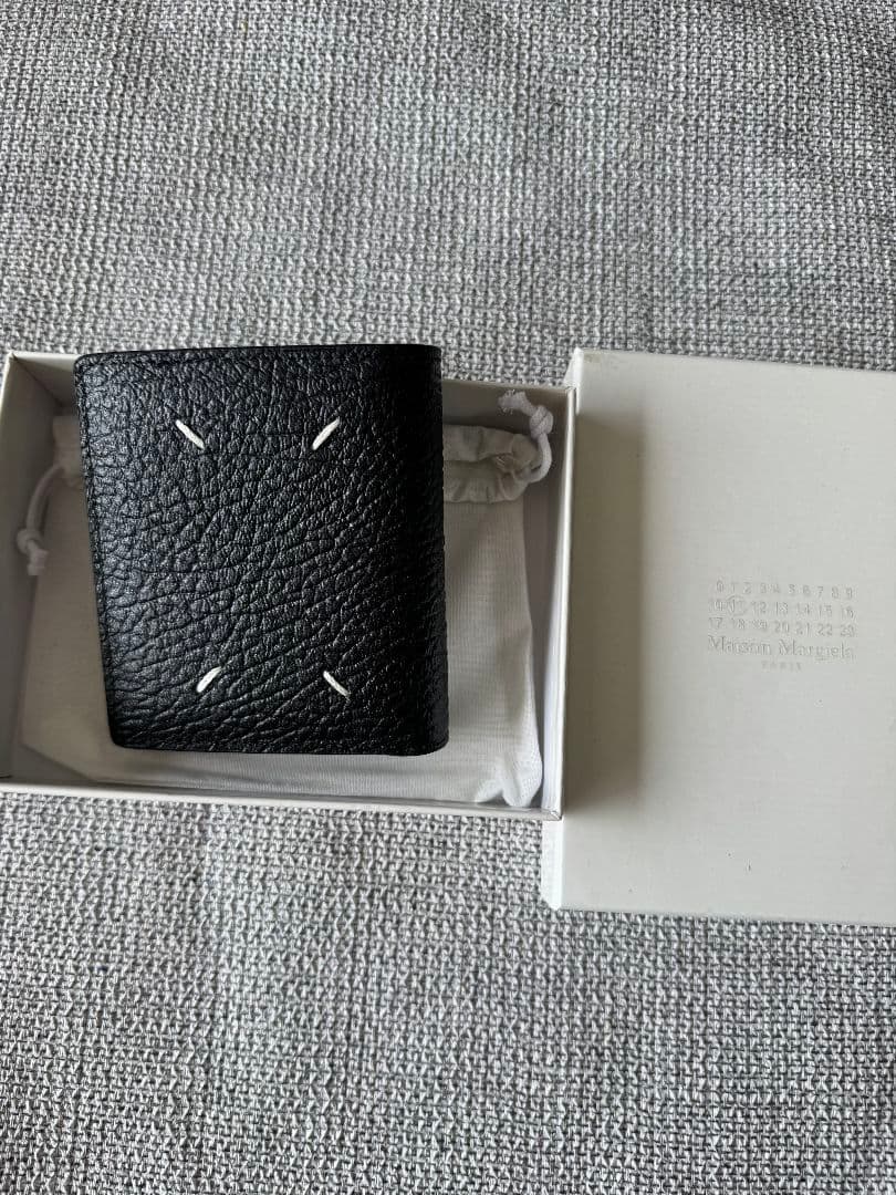Maison Margiela ブラックレザーウォレット