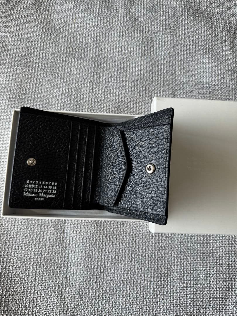 Maison Margiela ブラックレザーウォレット