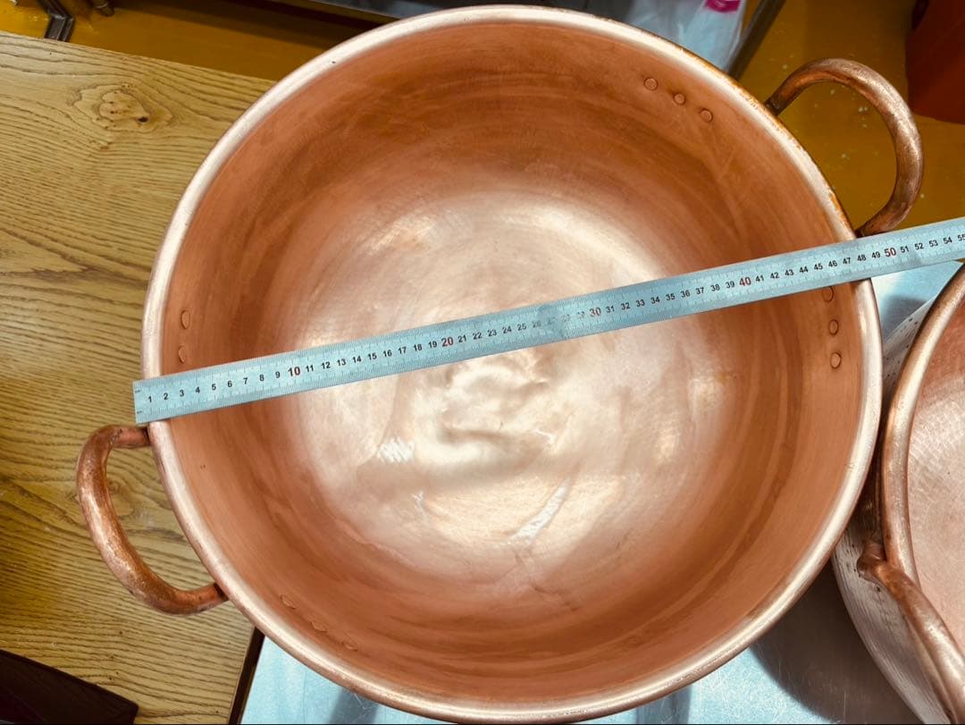 銅鍋(直径約49㎝)