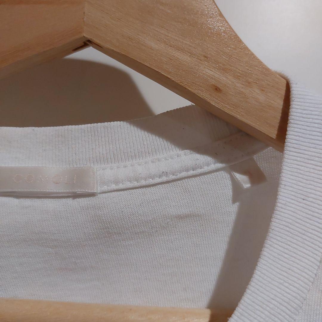 COMOLI コットンジャージ ノースリーブ WHITE 3