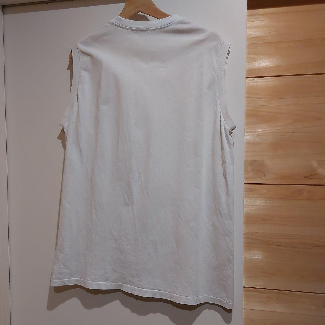 COMOLI コットンジャージ ノースリーブ WHITE 3