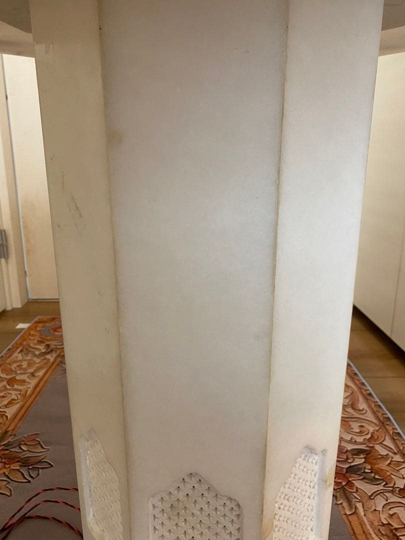 希少レアインド　タージマハール・アグラ地方　直輸入　大理石テーブル　送料込　特価