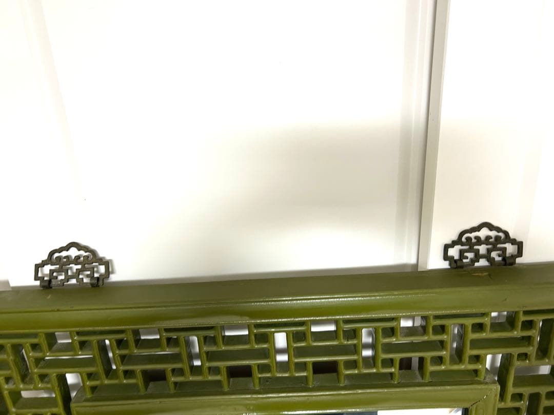 中国アンティーク　ビンテージ　姿見　 大型スタンドミラー　壁掛けミラー