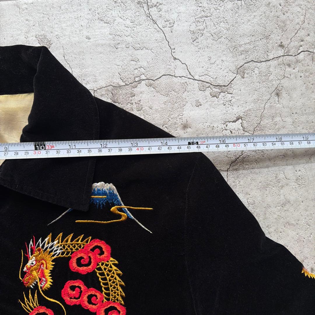 Cropped Heads スカジャン ベロア ジャケット L