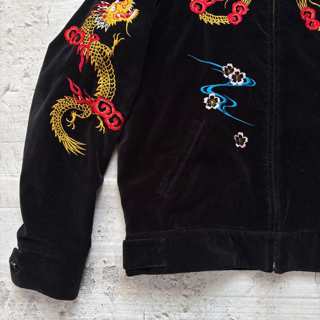 Cropped Heads スカジャン ベロア ジャケット L