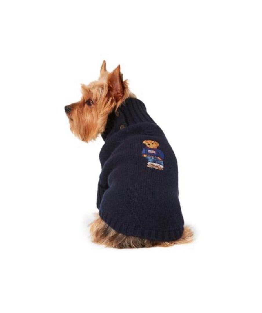 【新品未使用】ラルフローレン　犬服 ウールブレンド ドッグセーター　Mサイズ