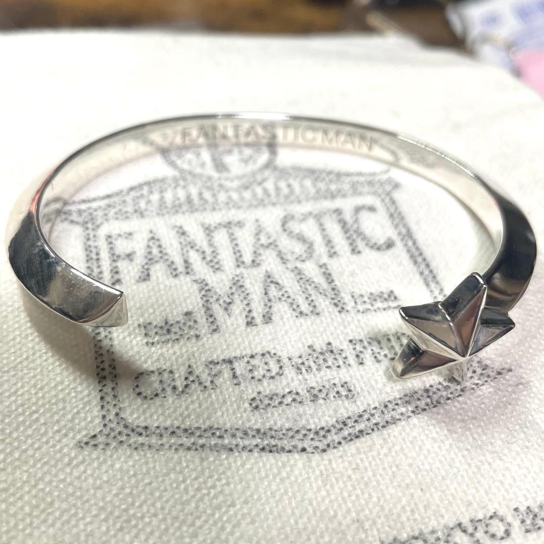 極美品　定番　メンズ　Fantastic man スター　バングル　307