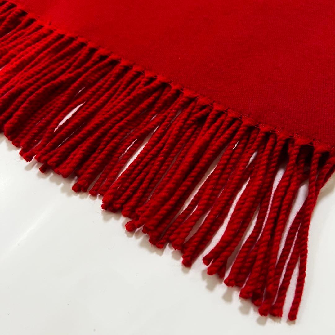 【極美品】VALENTINO ヴァレンチノ ブランケット レッド 大判