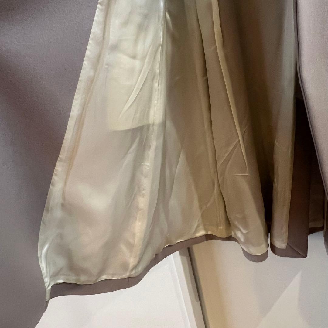 mm6 MM6 ダブルブレスト ロングコート 36 グレー　アウター