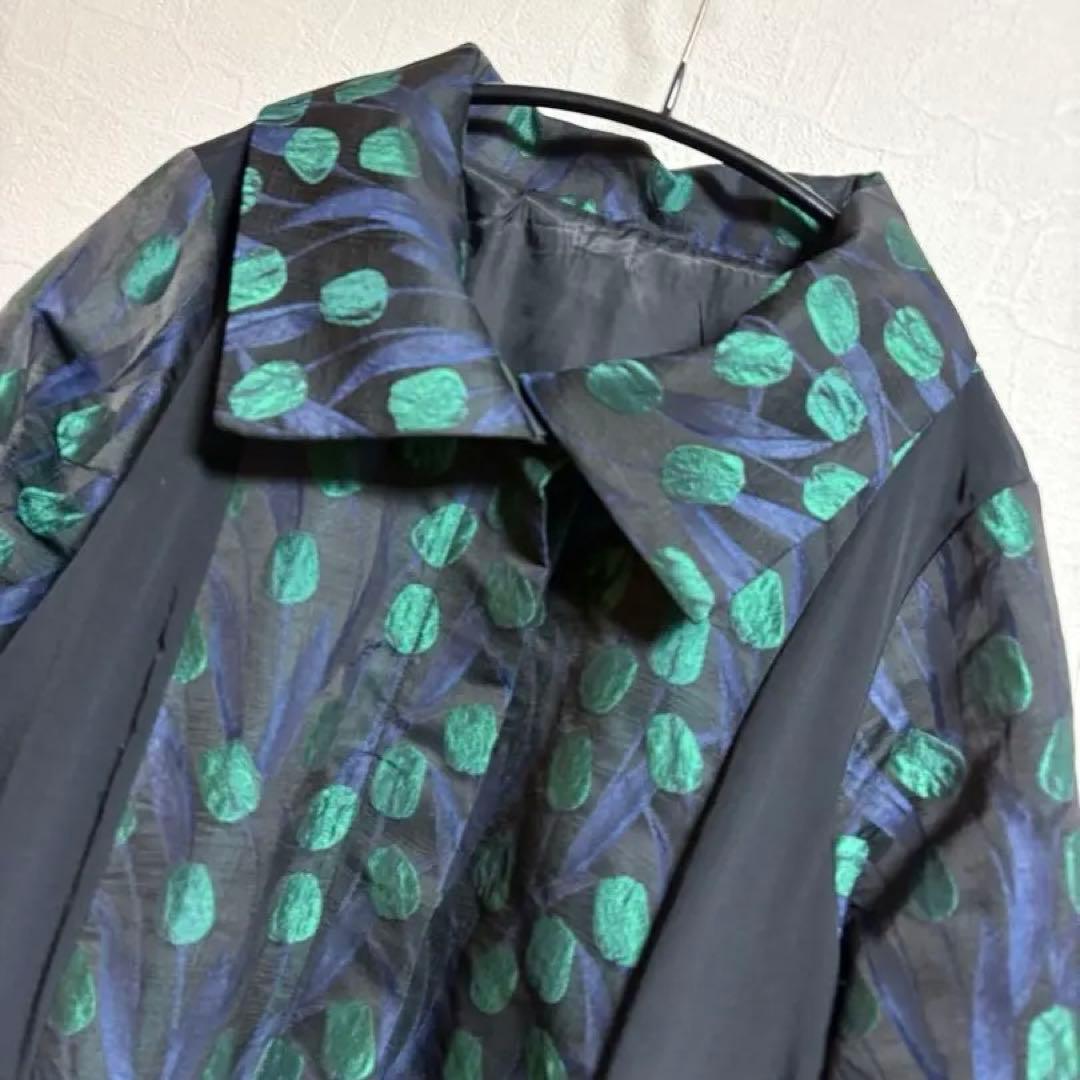 【aile ann】ジャガードコクーンコート/バルーンコート