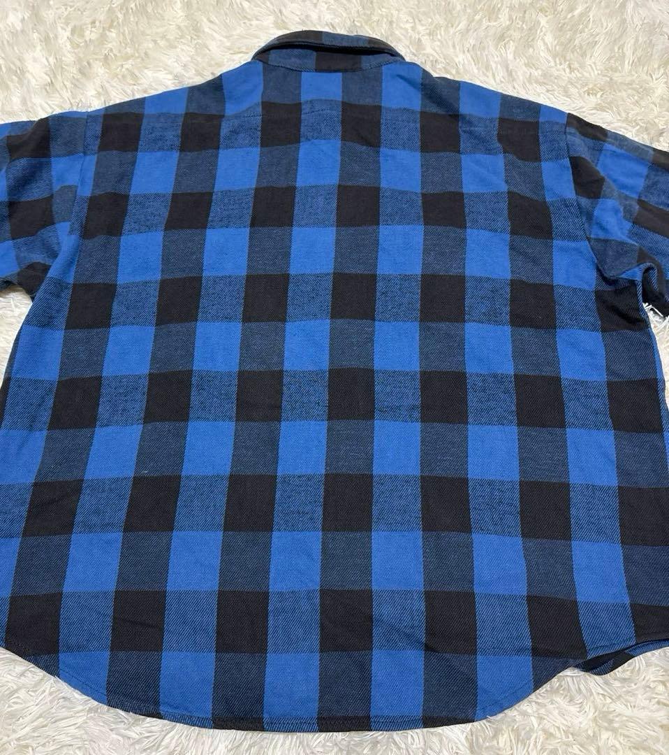 ク*ク様 FIVE BROTHER 70~80年代 三角タグ ネルシャツ USA