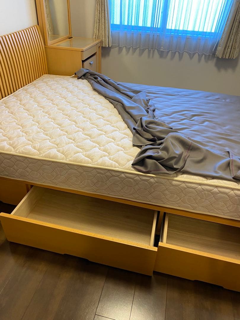 新品未使用　IDC大塚家具　ベッド　ダブルサイズ