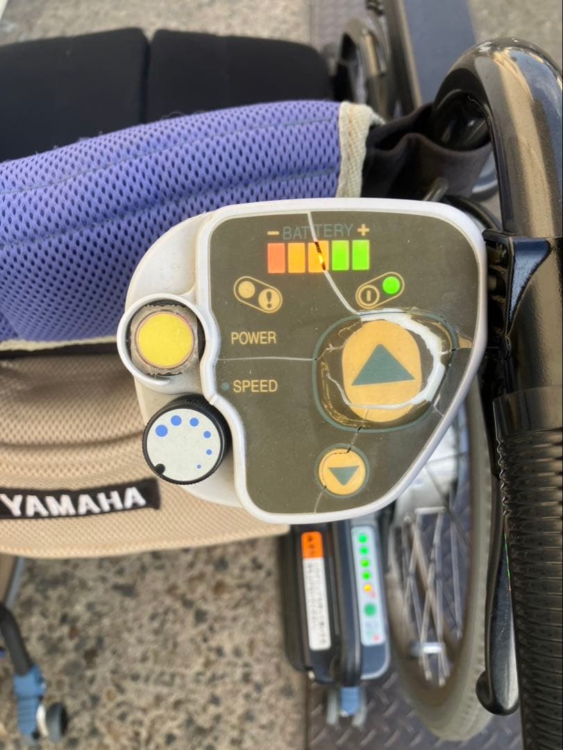 YAMAHA電動車椅子　24インチ　介護コントローラー