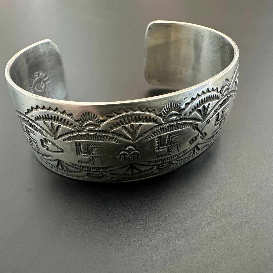 Navajo 30s Bell Trading Post ヴィンテージ バングル