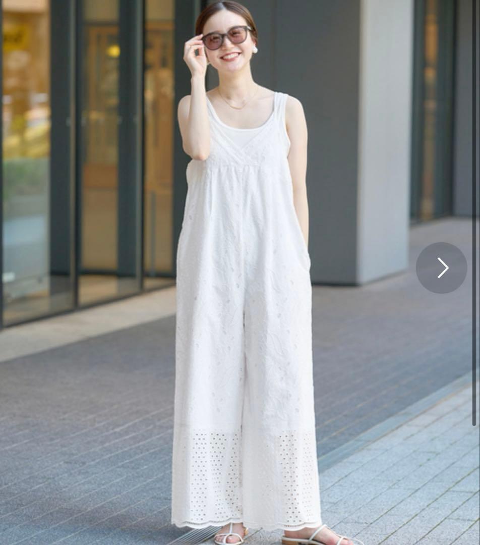 【新品未使用タグ付き】イエナ IENA レースオールインワン　ホワイト