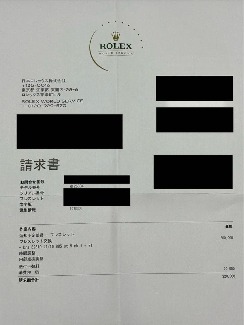 ROLEX　デイトジャスト４１　オイスターブレス　ステンレス７２６１０