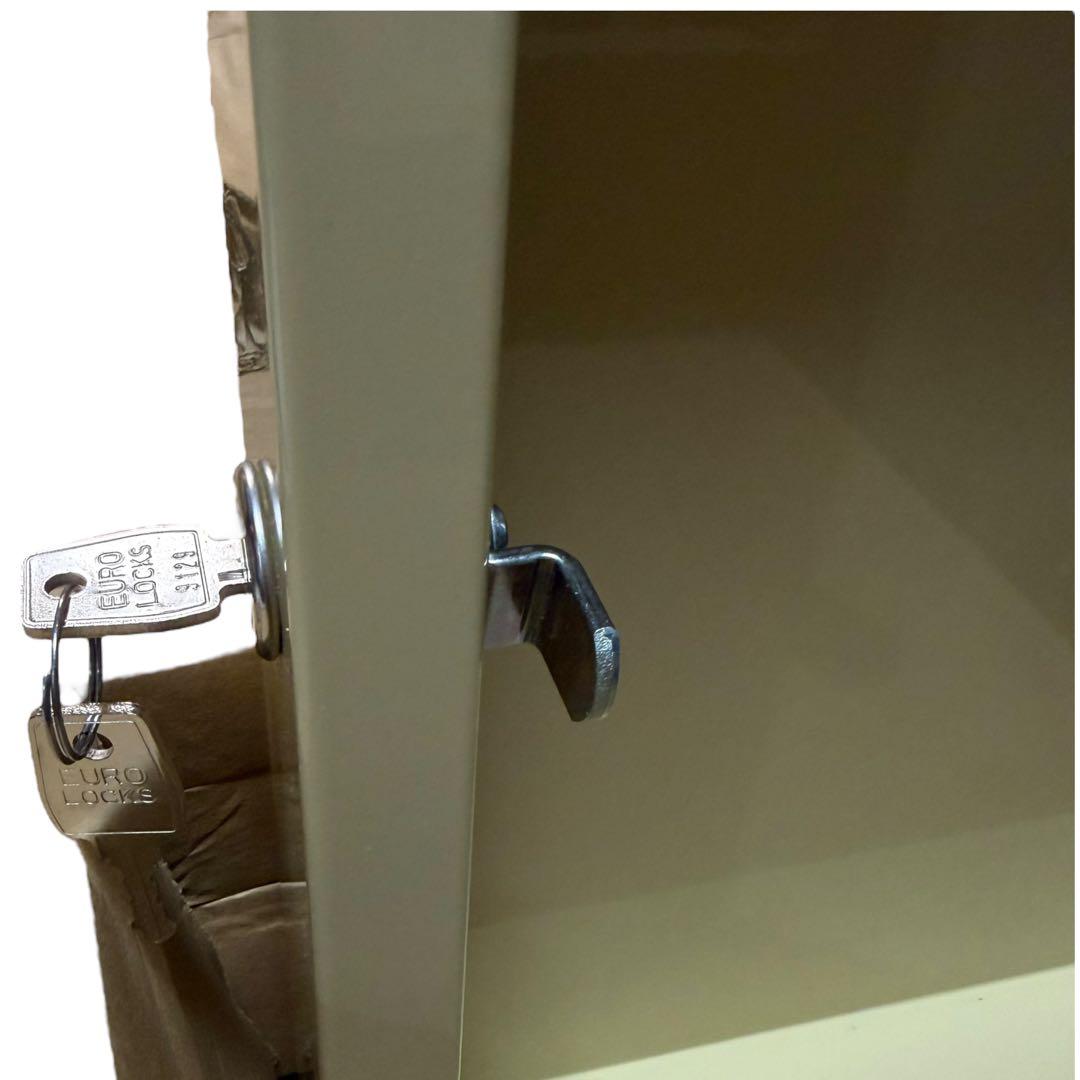 ドイツ製 Serafini 高級 メールボックス 鍵付き 未使用品 アイボリー