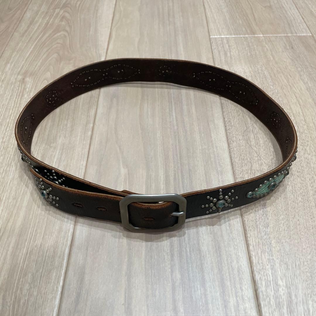 ＨＴＣ　スタッズ　レザーベルト　ハリウッドトレーディングカンパニー