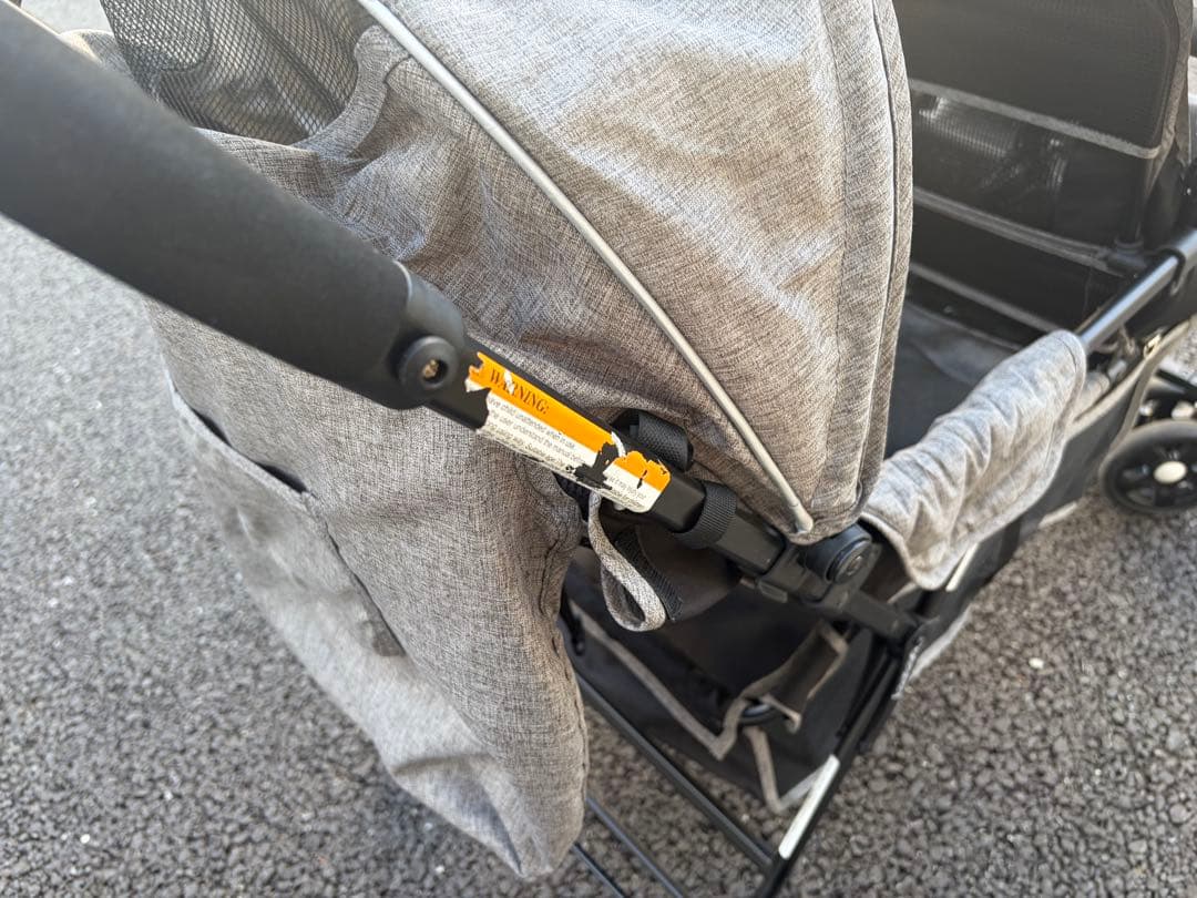 besrey ダブルベビーカー グレー【最終値下げ】