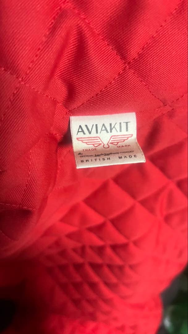 専用　AVIAKIT ブラック レザージャケット 36 レア　ルイスレザー