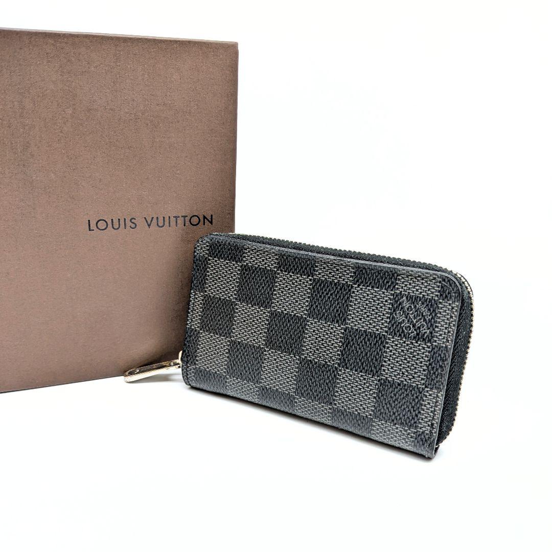 【箱付き】ジッピー パース ダミエグラフィットケース ルイヴィトン