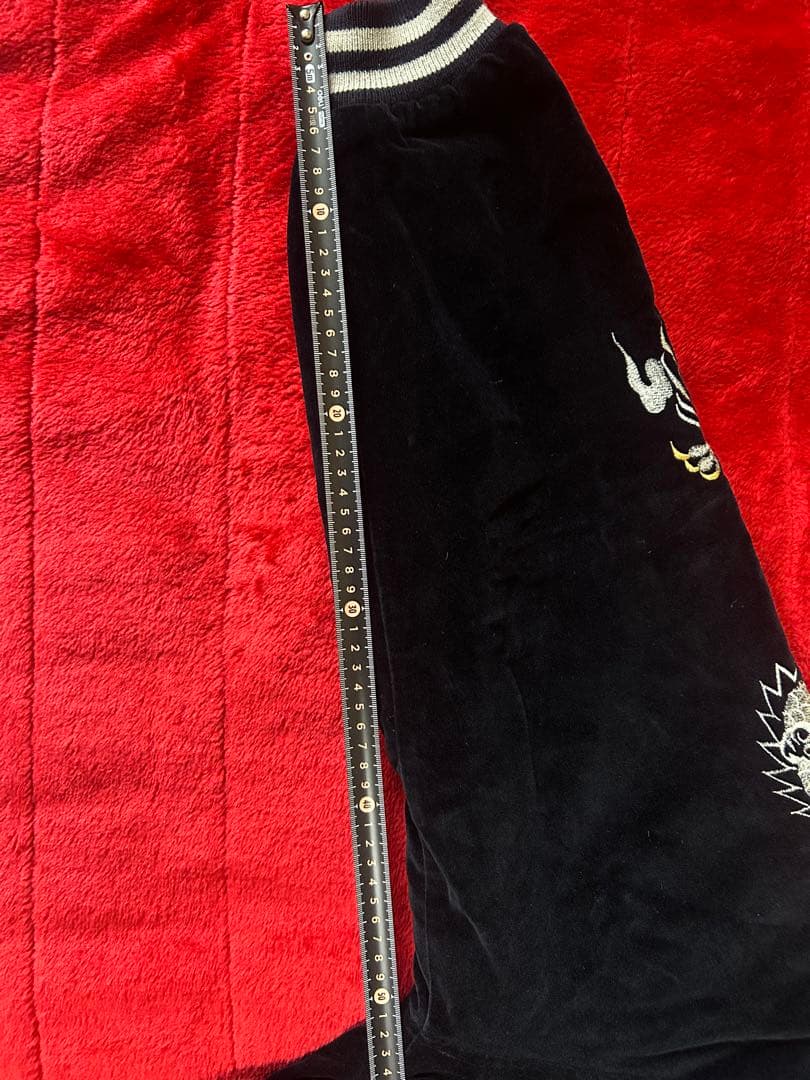 刺繍ドラゴン ベルベット スカジャン　 龍　虎　リバーシブル