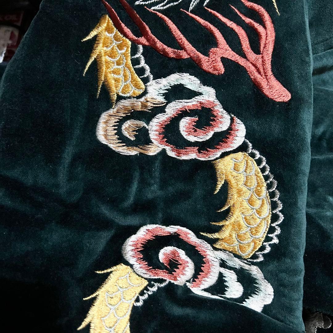 【超希少】東洋エンタープライズ 別珍 沖縄 スカジャン リバーシブル Lサイズ