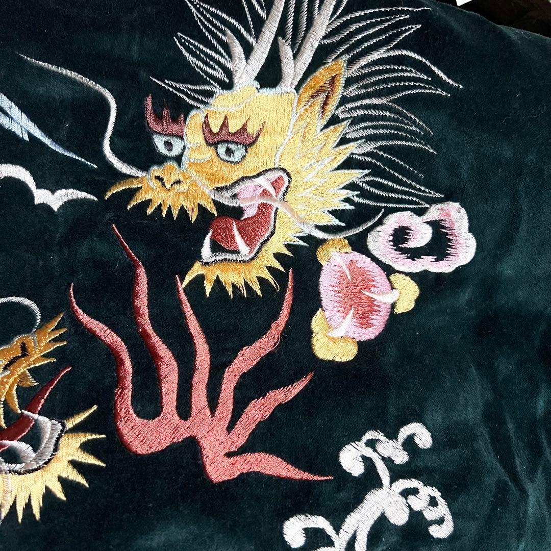 【超希少】東洋エンタープライズ 別珍 沖縄 スカジャン リバーシブル Lサイズ