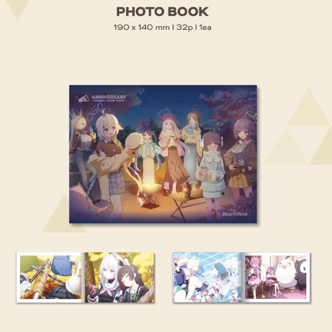 ブルーアーカイブ　韓国　4周年記念　OST CDアルバムパッケージ