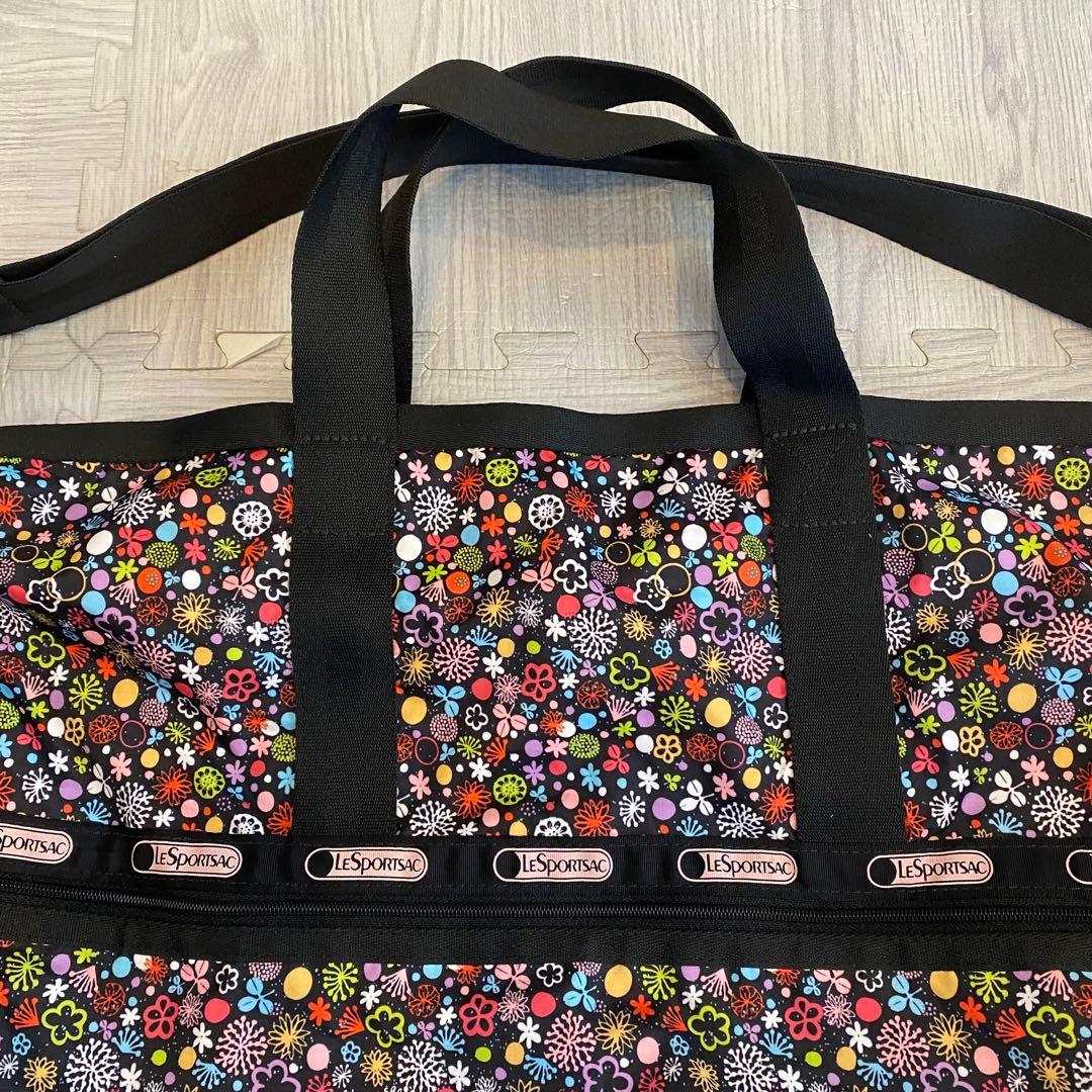 超美品‼️LeSportsac　レスポートサック　ボストンバッグ　花柄