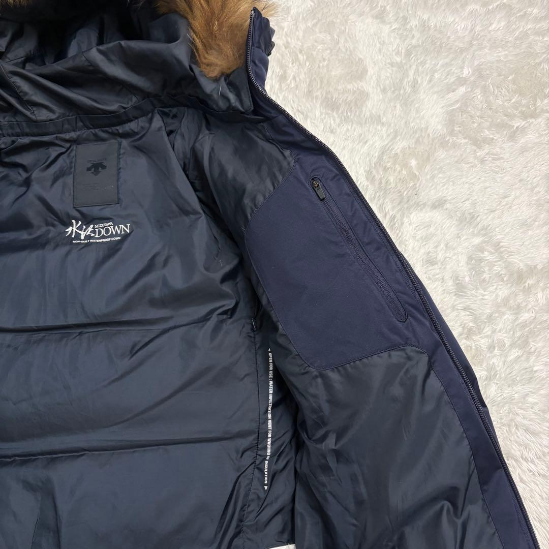 2*読様 防*a様 【機能性】水沢DOWN デサント ダウン ラクーンファー