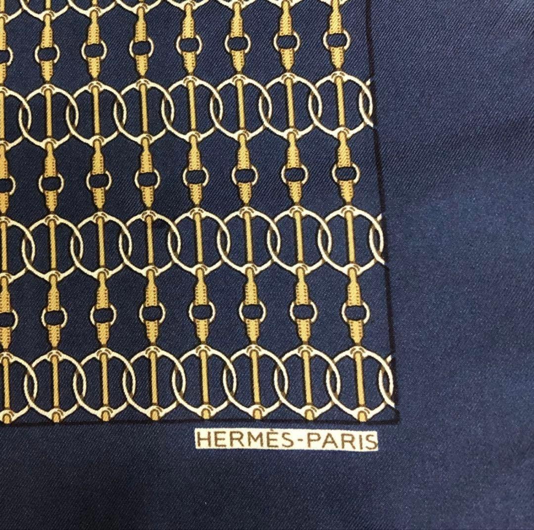 ◆極美品◆ HERMES カレ45 プチカレ シルク100％ スカーフ