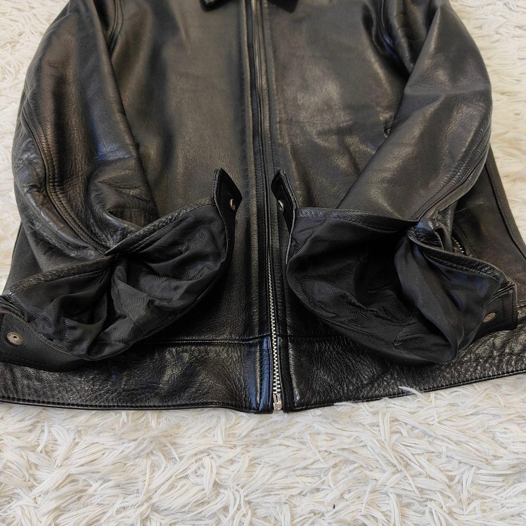 美品　牛革　ワコマリア GUILTY PARTIES ライダース ブラック