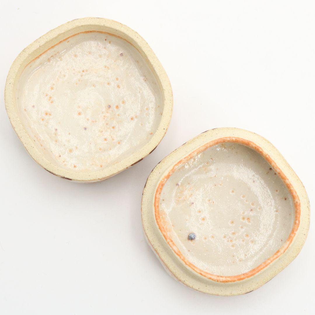 加藤光右衛門作 志野香合 裏千家十五代 鵬雲斎書付 茶道具 共箱　V548　R9