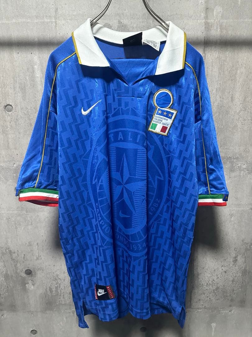1995年 90s NIKE サッカー イタリア代表 ゲームシャツ 希少　10番