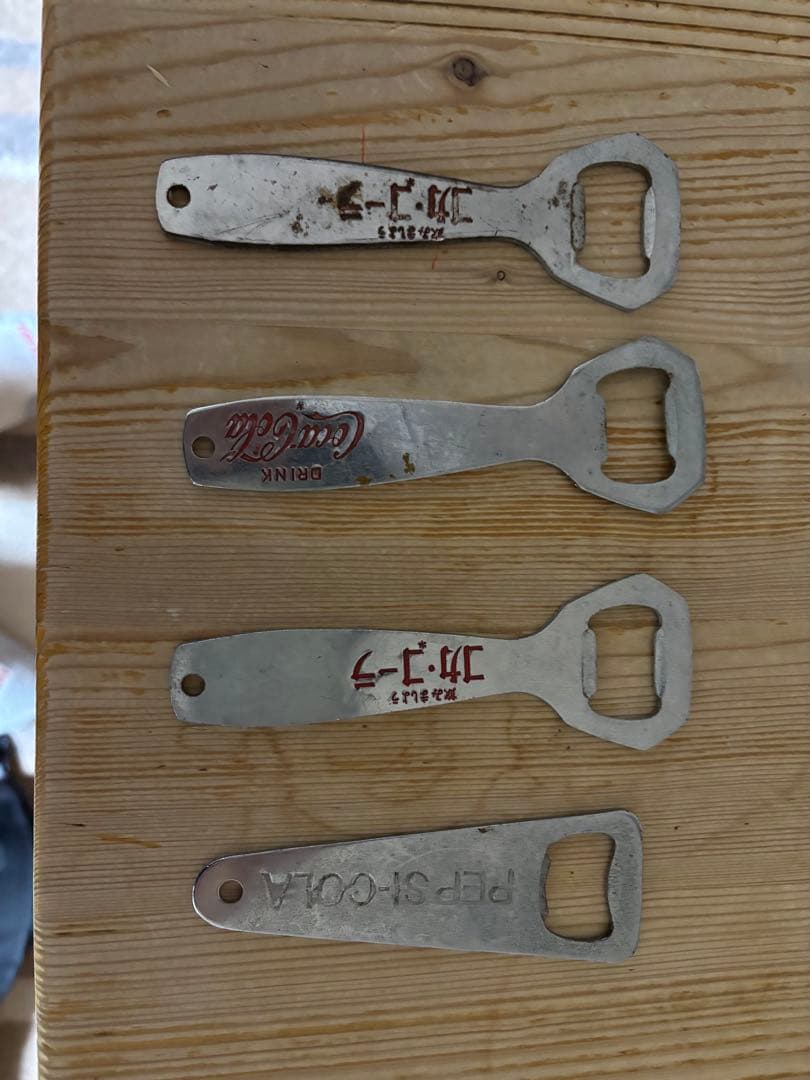 昭和レトロ　コカコーラ栓抜き　ペプシ