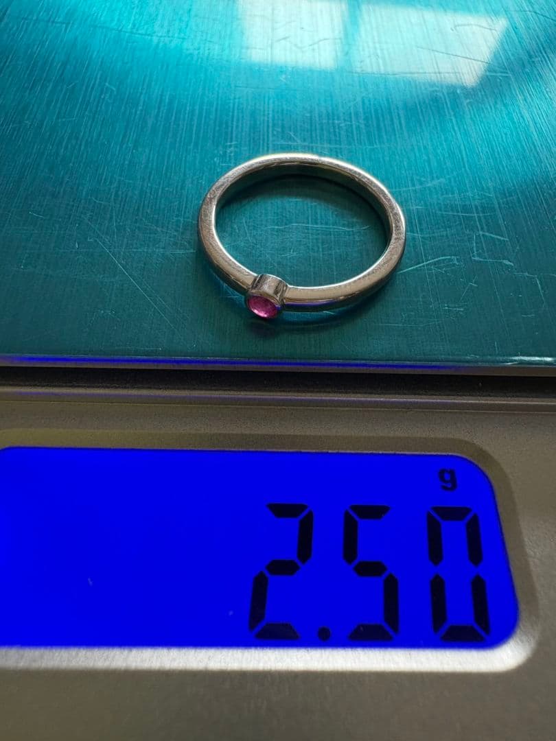 K18WGルビーリング